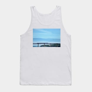 A train crossing across the Forth Bridge, Scotland Tank Top